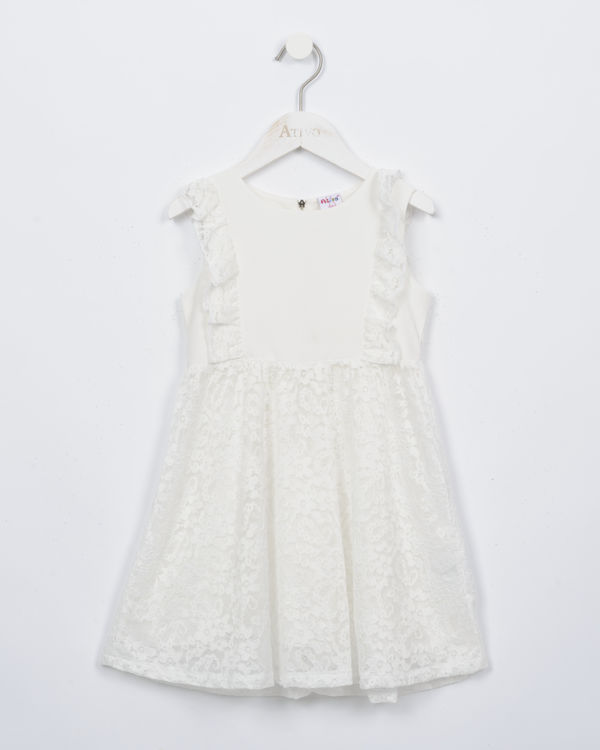 Picture of C2146 GIRLS DRESS WITH LACE